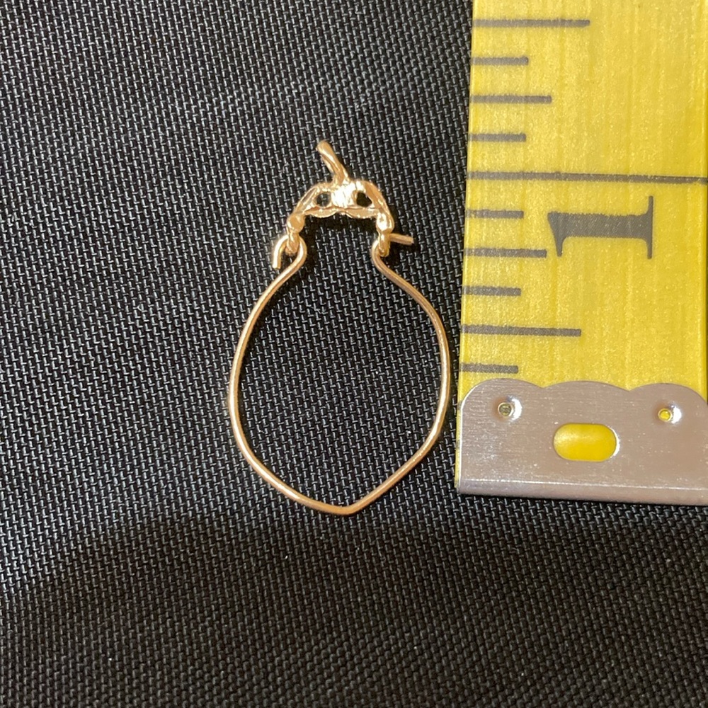 10k gold charm holder